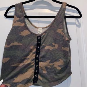 Camo tank top